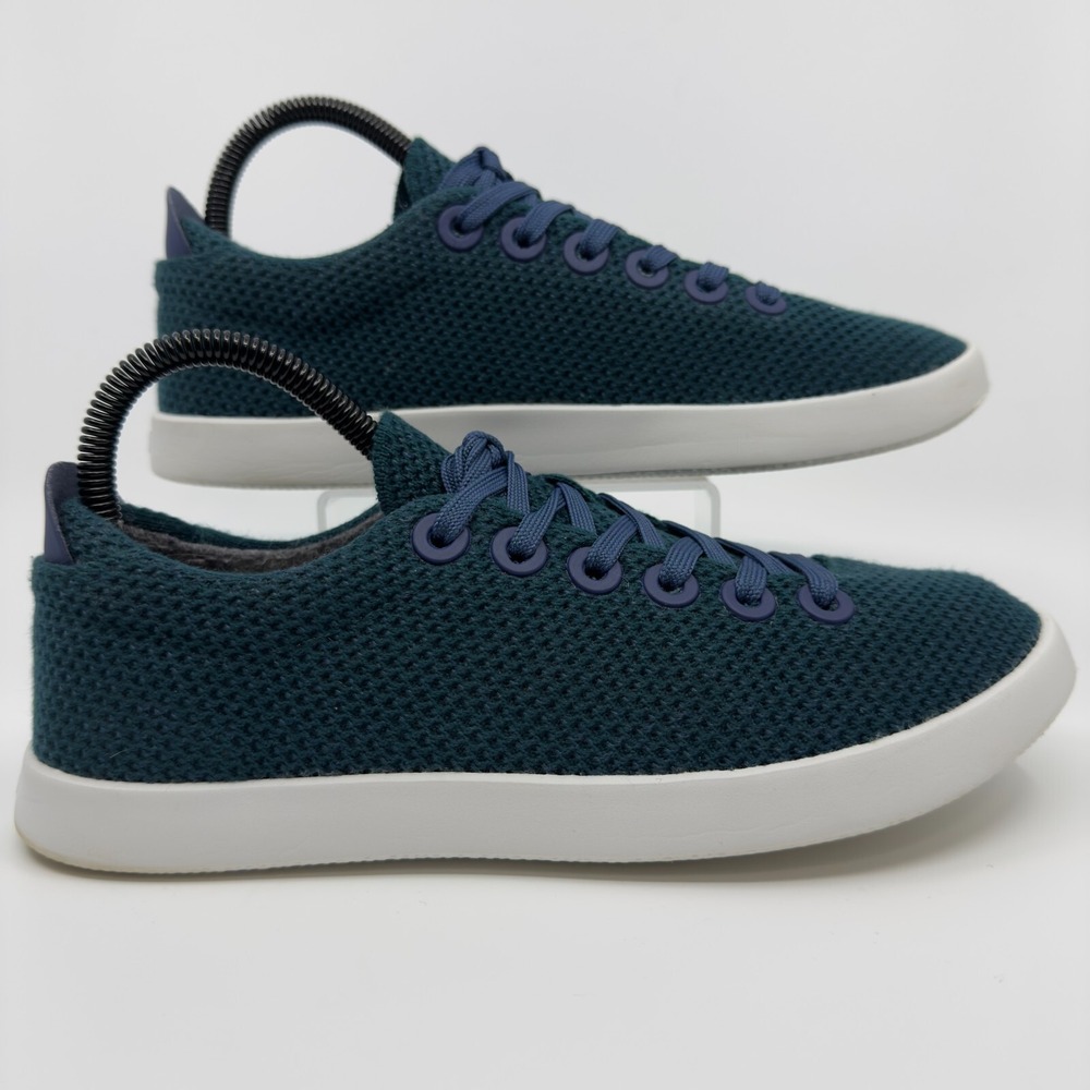 Allbirds Tree Piper Womens 8 Running Shoes Blue Green White‎ Lace Up Low Trainer